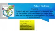 English powerpoint: Act of Kindness