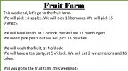 English powerpoint: Fruit Farm