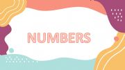 English powerpoint: NUMBERS 