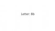 English powerpoint: Letter B 