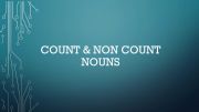 English powerpoint: Count and Non-Count Nouns