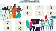 English powerpoint: Entertainment speaking cards (powerpoint presentation)