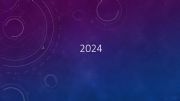 English powerpoint: 2024 Resolutions