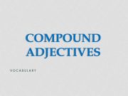 English powerpoint: compound adjectives