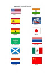 World+flags+with+names+printable