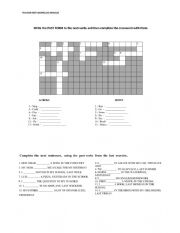 English Worksheets: verbs