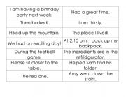 English Worksheets: Sentence Fragment