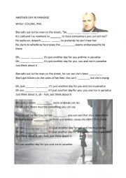 Another Day in Paradise - ESL worksheet by setxump