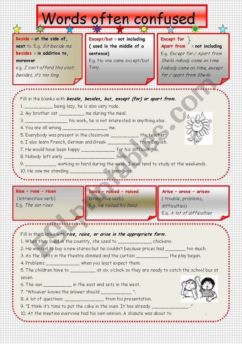 words-often-confused-esl-worksheet-by-nkappa