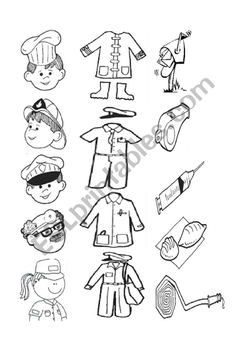 Printable Individual Community Helpers