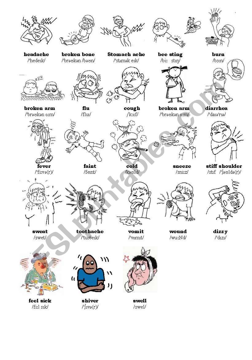 students-will-practise-the-vocabulary-related-to-health-problems-with-three-diffrent-exercises