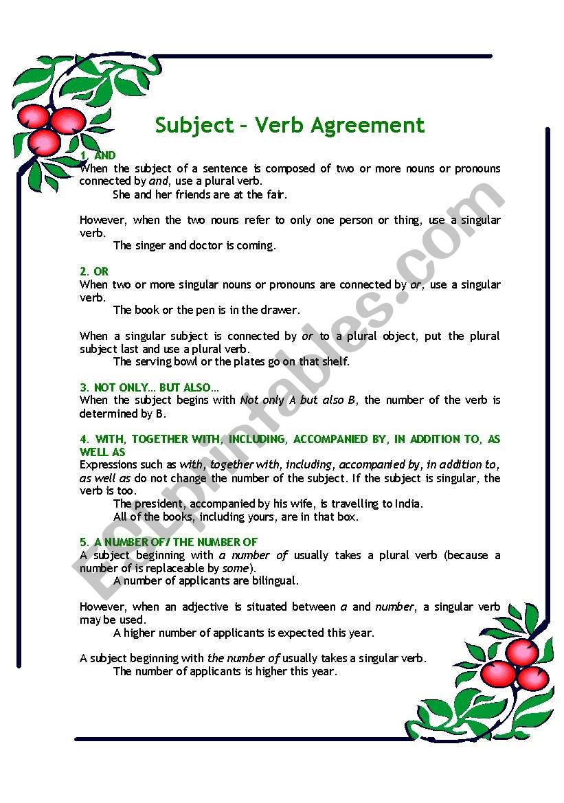 subject-verb-agreement-worksheet-for-beginner-intermediate
