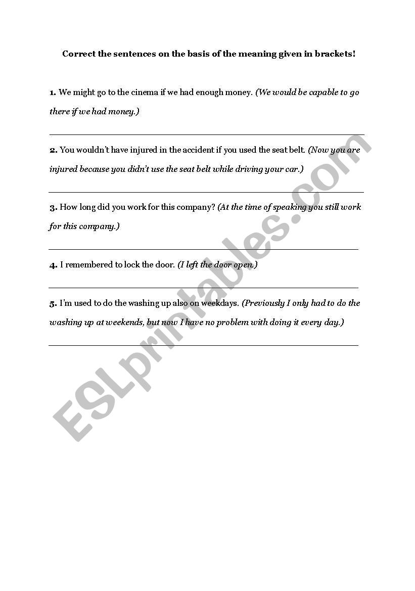 english-worksheets-sentence-correction