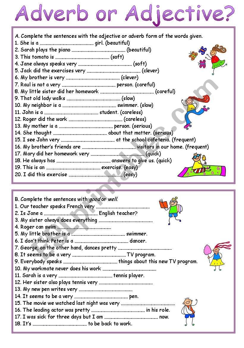 adjective-and-adverbs-worksheets