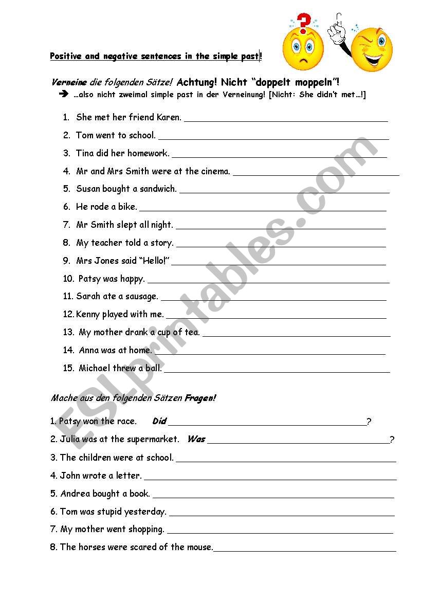 positive-and-negative-sentences-and-questions-in-the-simple-past-esl-worksheet-by-susanne