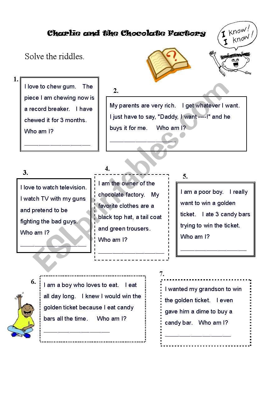 charlie-and-the-chocolate-factory-worksheet-riddles-guess-the