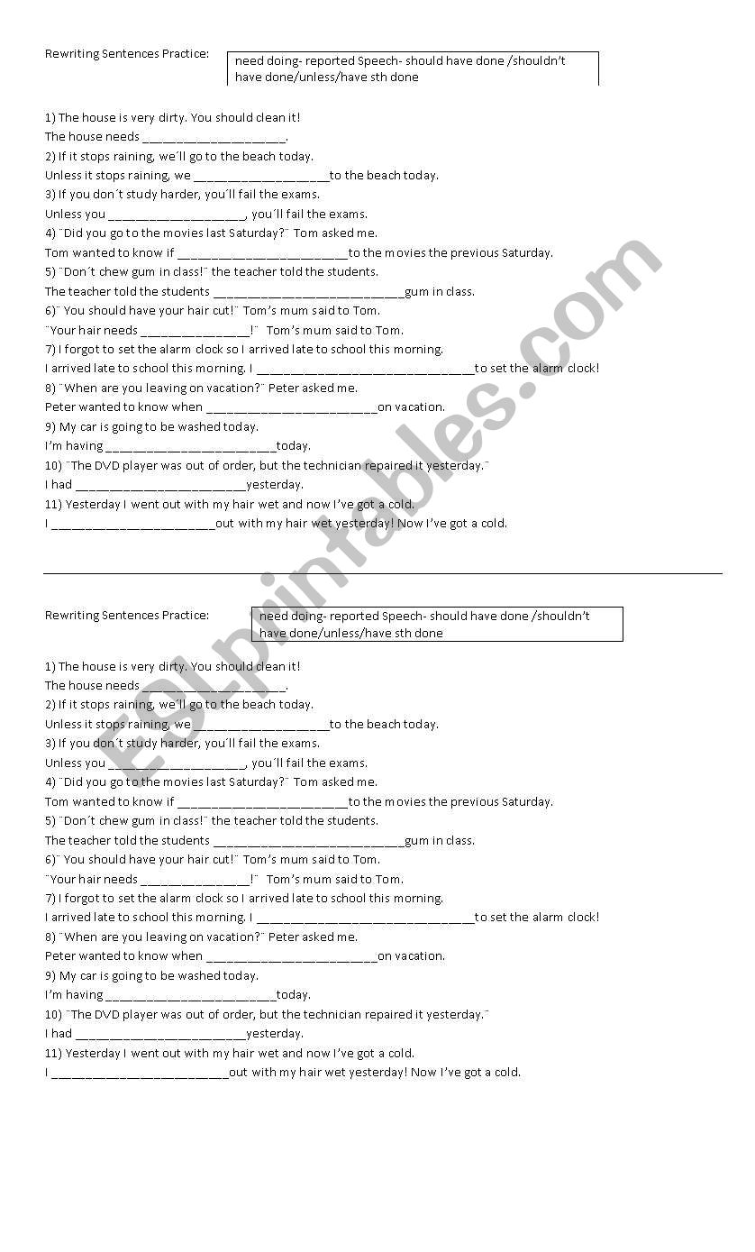 english-worksheets-rewriting-sentences-practice