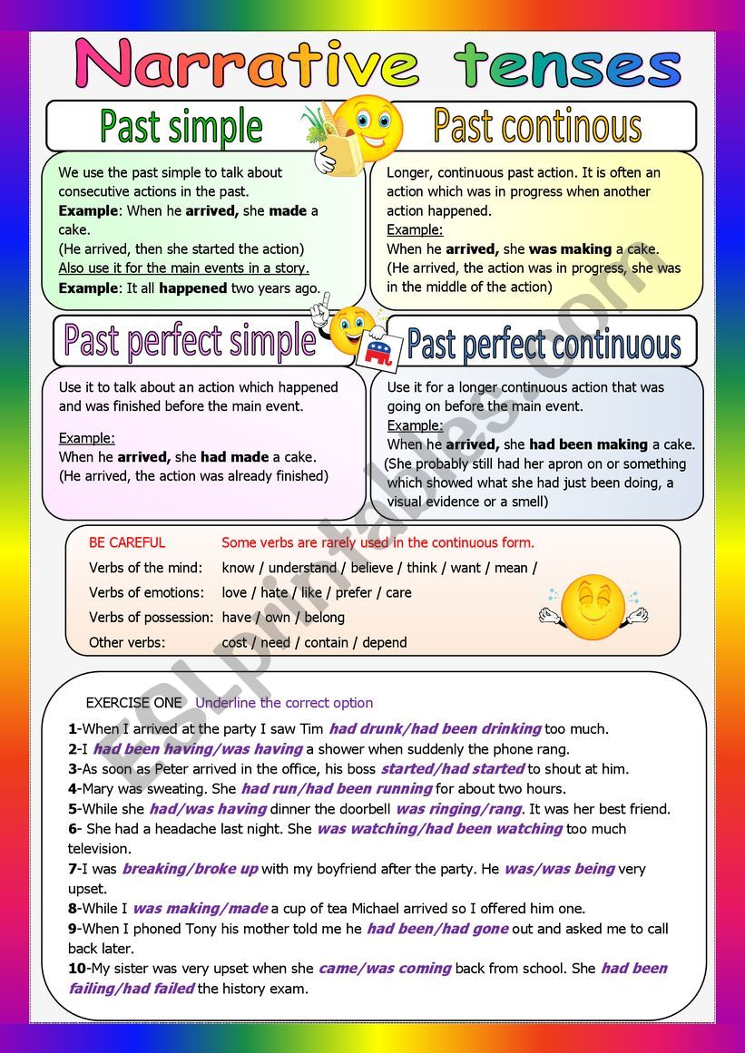 narrative-tenses-esl-worksheet-by-traute