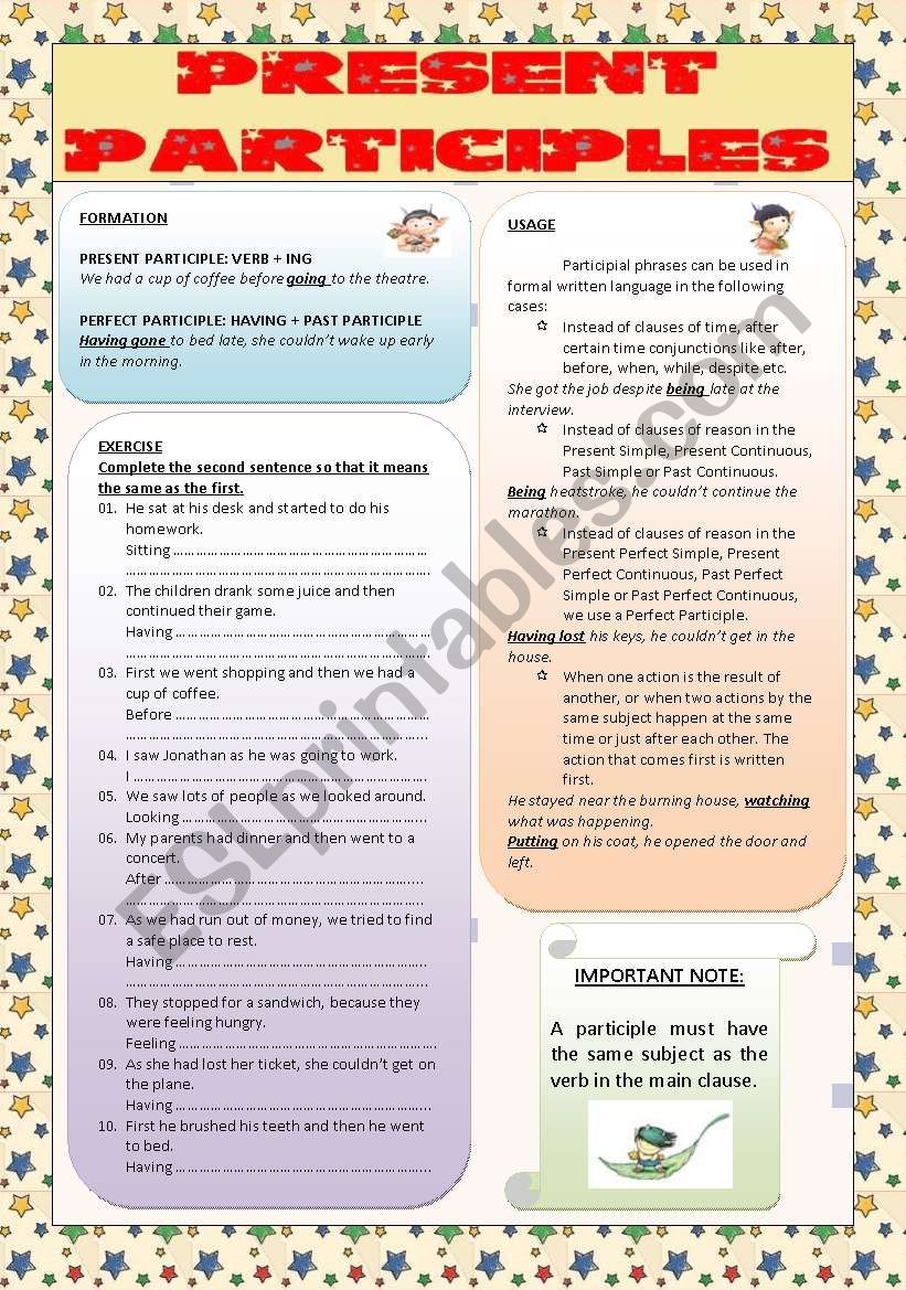 participles-present-participles-esl-worksheet-by-knds