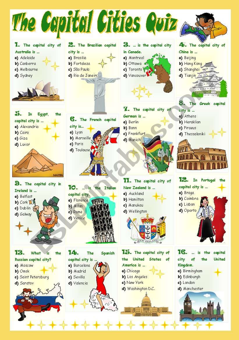the-capital-cities-quiz-esl-worksheet-by-mariaolimpia