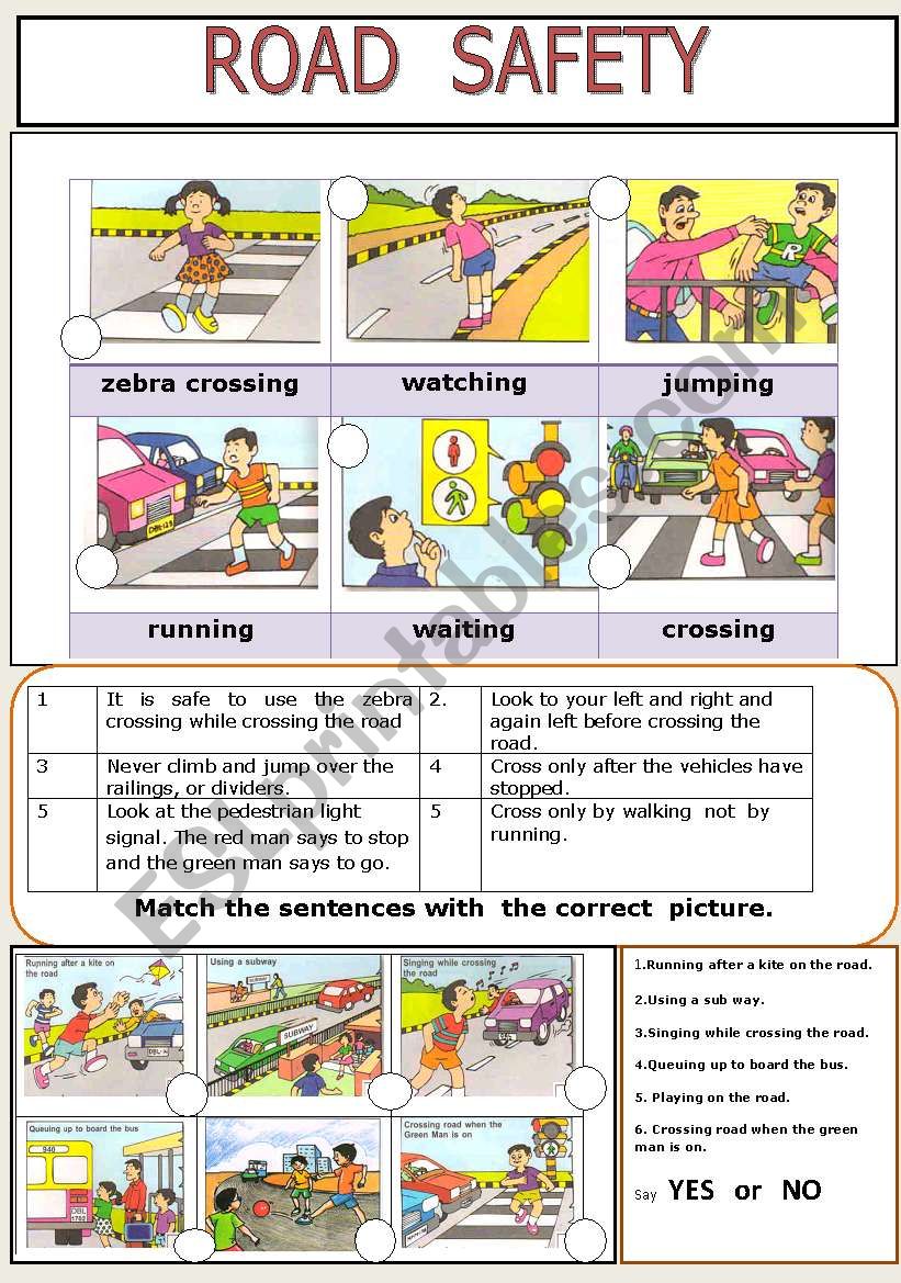 Free Printable Safety Worksheets Pdf