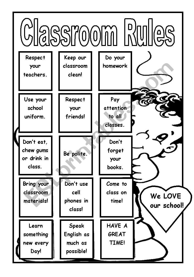 classroom-rules-esl-worksheet-by-xyz5-classroom-rules-classroom