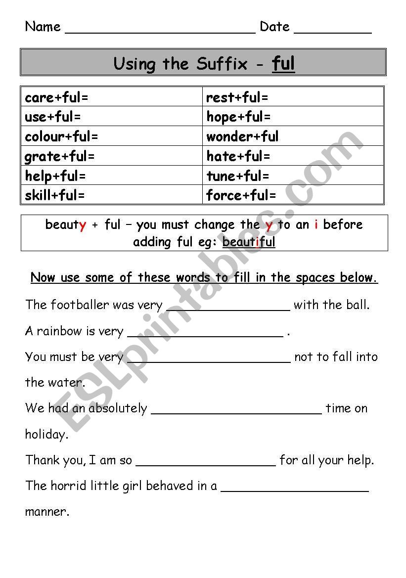 suffix-ful-esl-worksheet-by-ajlowrie