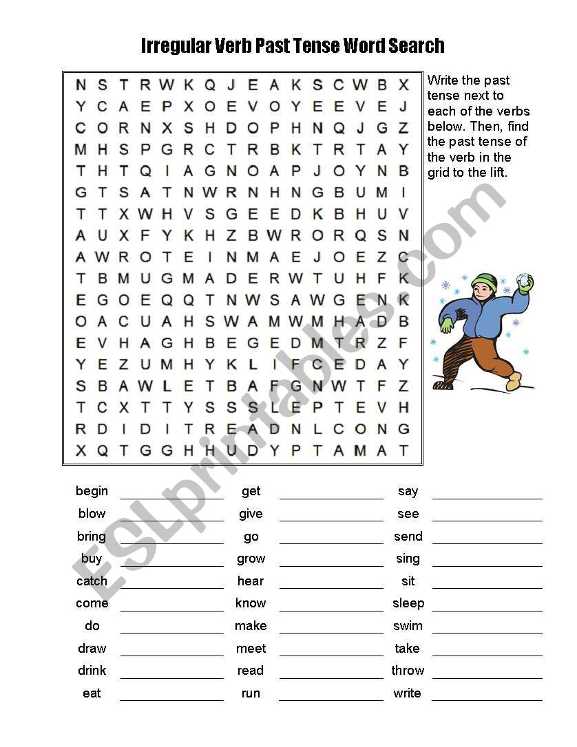 Past Participle Worksheet