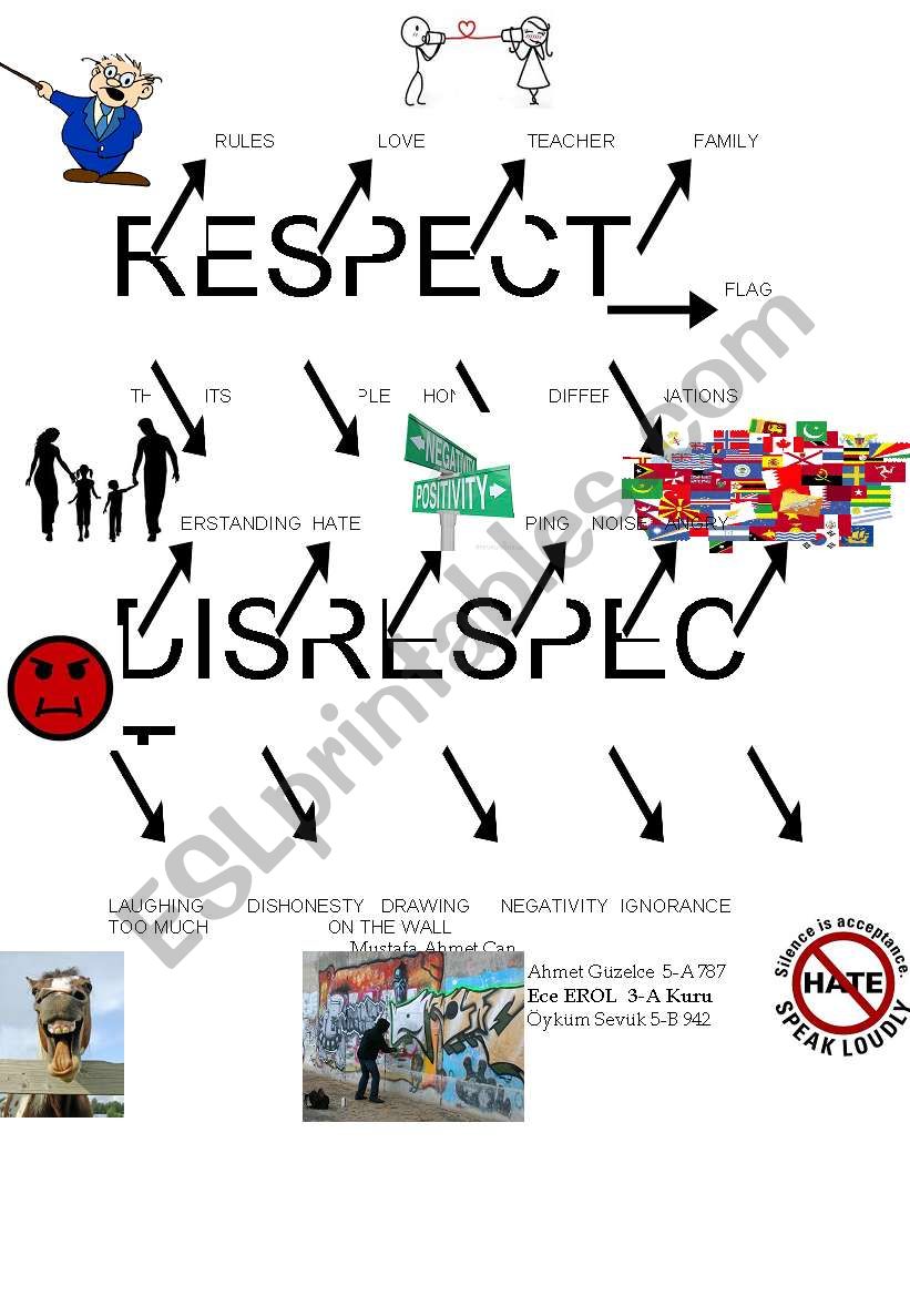 Free Printable Printable Respect Worksheets
