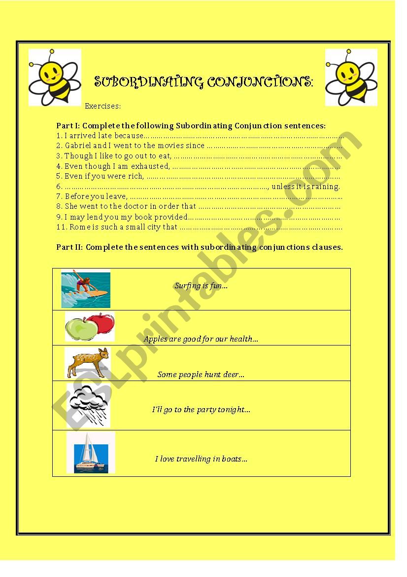 english-worksheets-subordinating-conjunctions-2