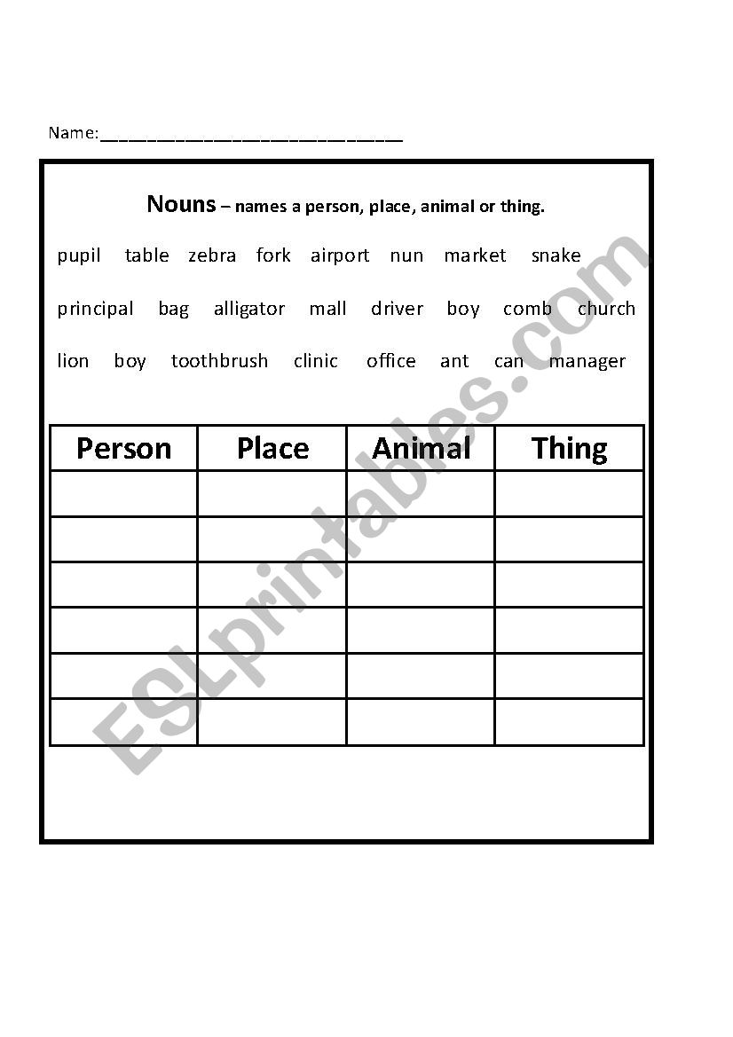 english-worksheets-noun-classification
