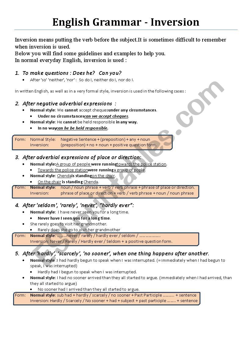 english-worksheets-subject-verb-inversion