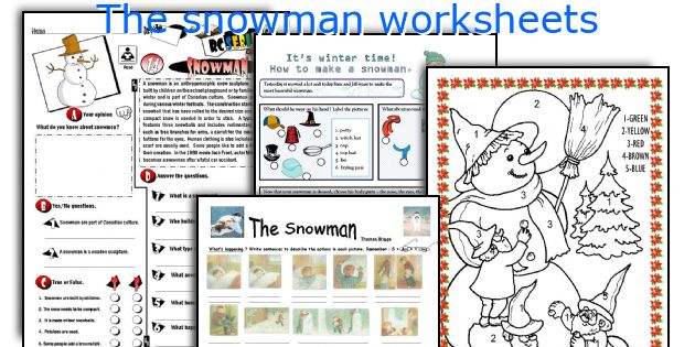 the snowman raymond briggs writing activity for second