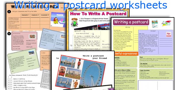 Postcard english homework