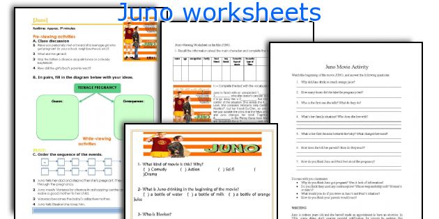 Juno worksheets