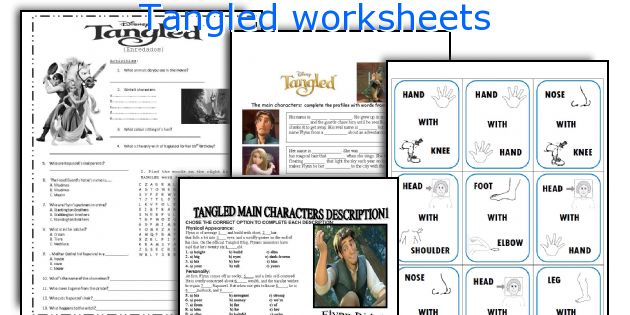 Tangled worksheets