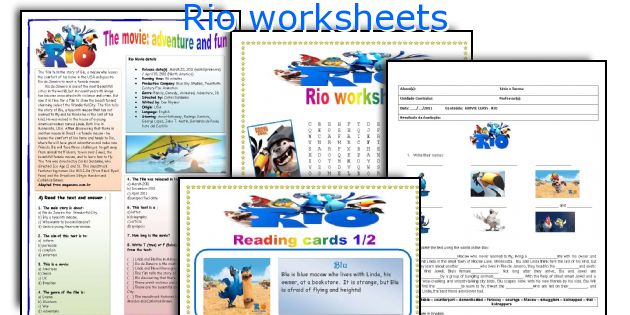 Rio worksheets