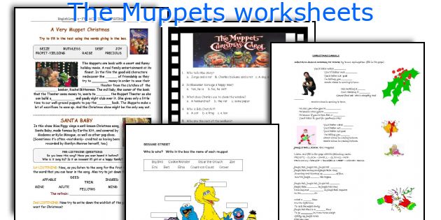 The Muppets worksheets