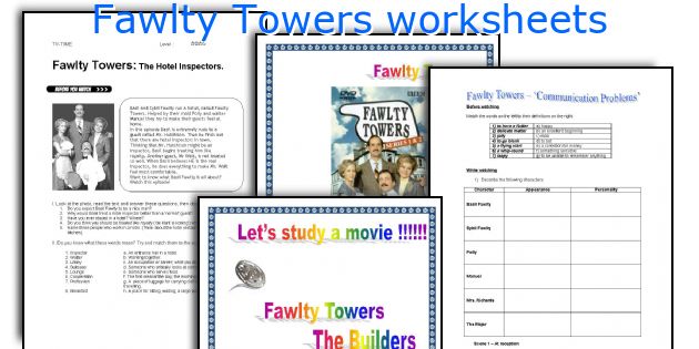 Fawlty Towers worksheets