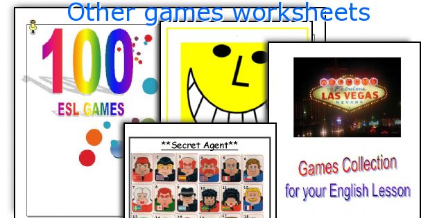 Other games worksheets