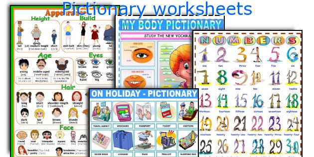 Pictionary worksheets