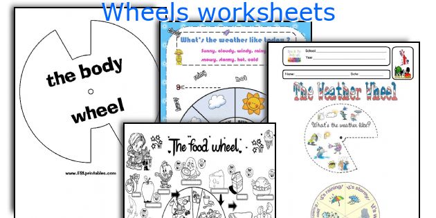 Wheels worksheets