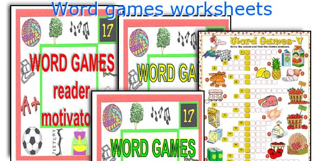 Word games worksheets