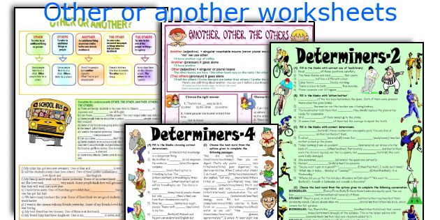 Other or another worksheets