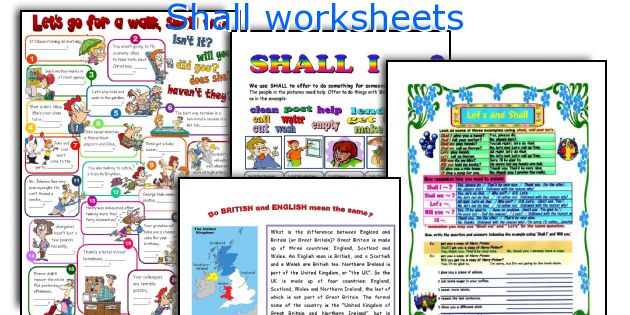 Shall worksheets