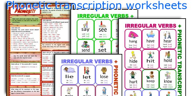 Phonetic transcription worksheets