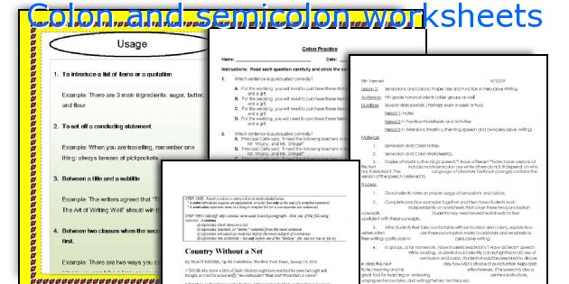 colon-and-semicolon-worksheets