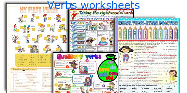 Verbs worksheets