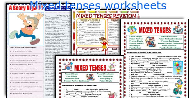 Mixed tenses worksheets