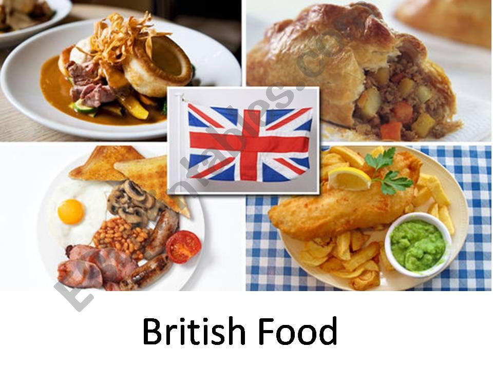 british cuisine presentation